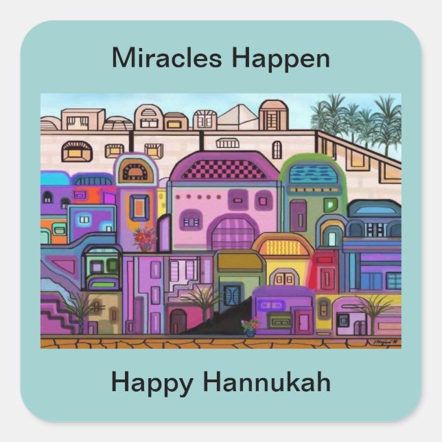 Stickers Miracles Hannukah (Devant)