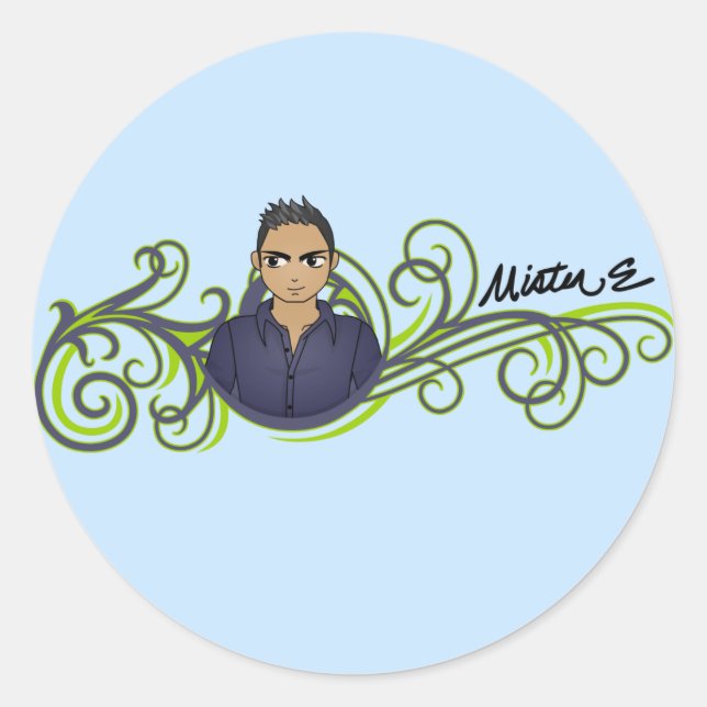 Stickers "Mister E" (Devant)
