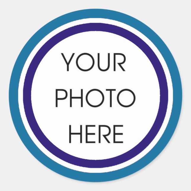 Stickers Modèle bleu et marine (Devant)