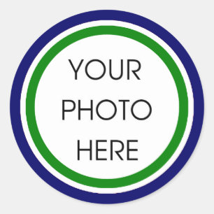 Stickers Modèle vert et bleu