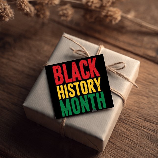 Stickers Mois de l'histoire noire en gras (Créateur téléchargé)