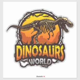  Stickers Mondiaux Dinosaures