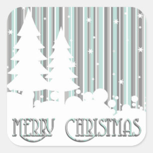 Stickers - Monnaie & Grey - Etoiles & Neige