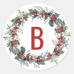 Stickers Monogramme de couronne creux et de sislet