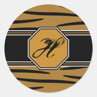 Stickers Monogramme Tiger