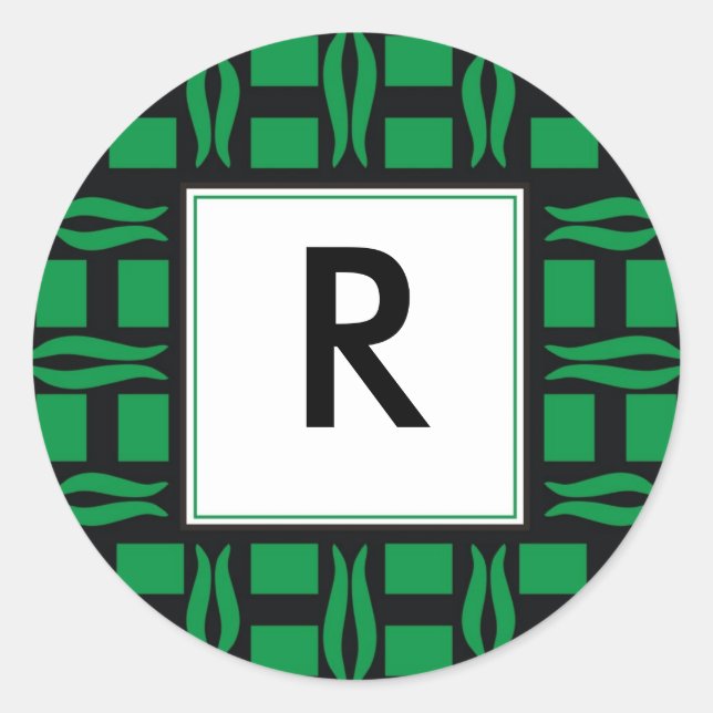 Stickers Monogrammes initiaux (Devant)