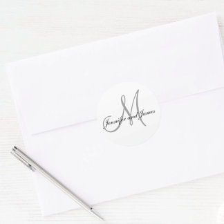 Stickers Monogrammes pour les noms initiaux des Ma