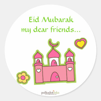 Stickers Mosquée rose