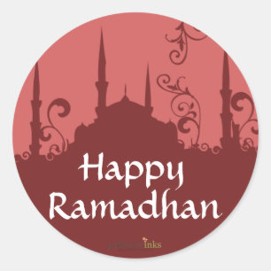 Stickers Mosquée Rouge