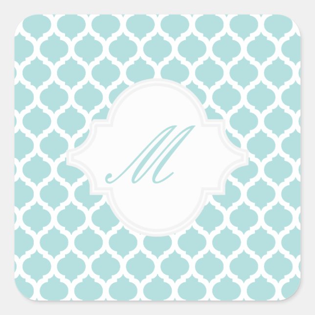 Stickers Motif bleu marocain (Devant)