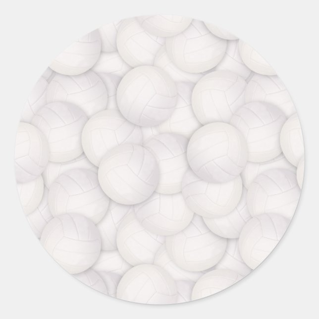 Stickers Motif de volley-ball (Devant)