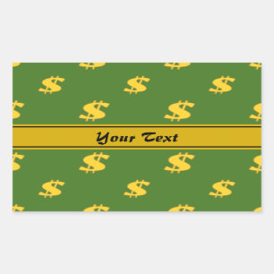 Stickers motif panneau Dollar