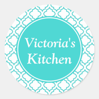 Stickers Motif Turquoise Personnalisé