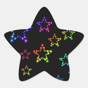 Stickers Motifs Rainbow Stars