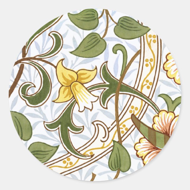 Stickers Motifs William Morris Daffodil Chintz (Devant)