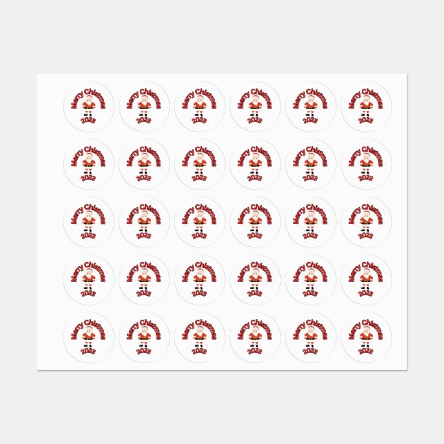 Stickers multiples Noël 2023 (Feuille)