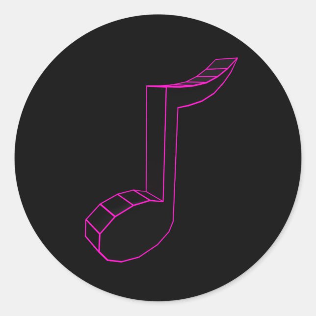 Stickers Music Note (Devant)