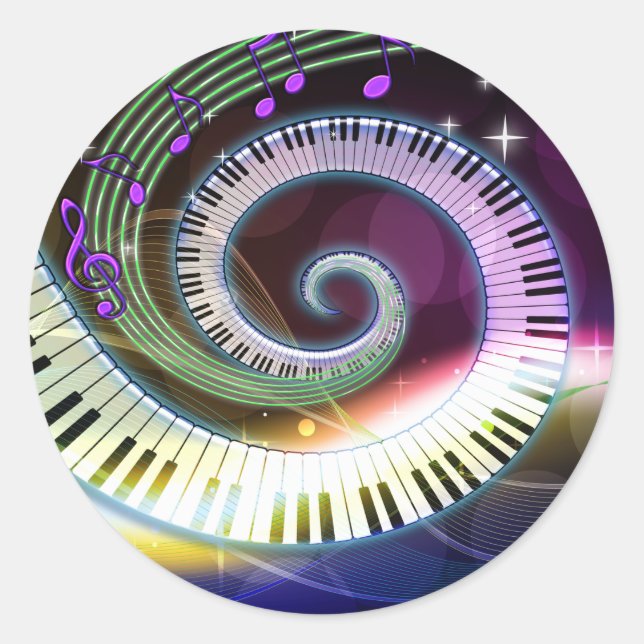 Stickers Musique 1 (Devant)