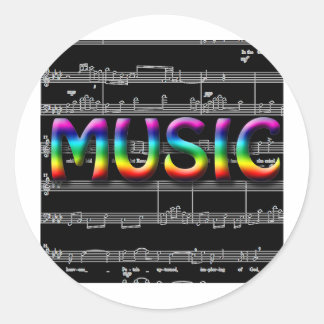Stickers Musique amusante et cartes