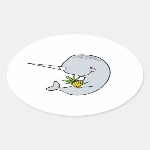 Stickers Narwhal et ananas