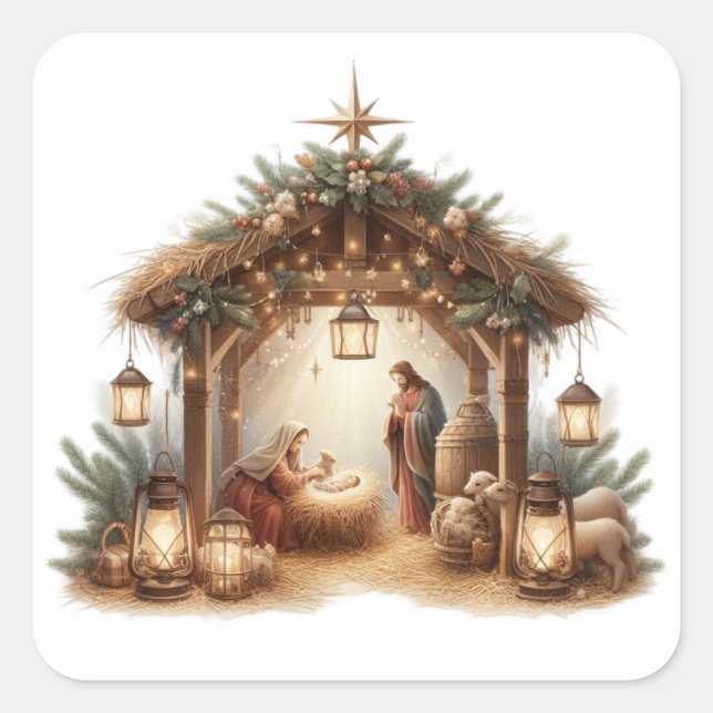 Stickers Nativité (Devant)