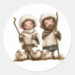 Stickers Nativité Festive