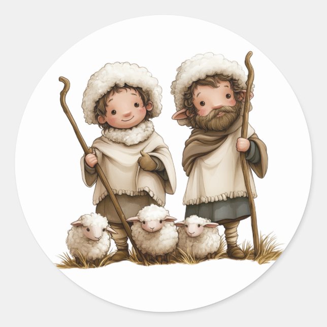 Stickers Nativité Festive (Devant)