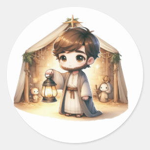 Stickers Nativité Festive