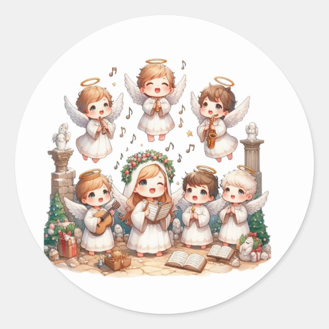 Stickers Nativité Festive (Devant)