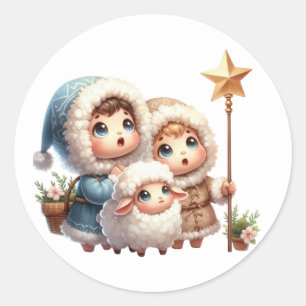 Stickers Nativité Festive