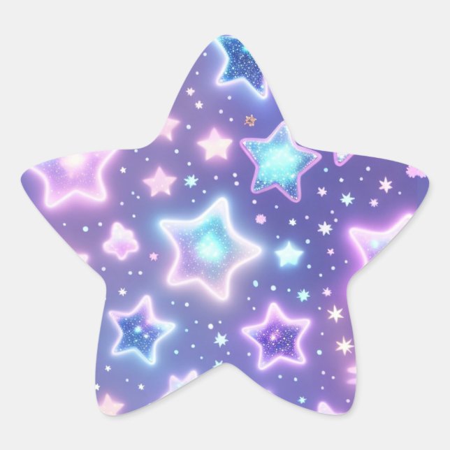 Stickers Neon Dreamy Stars (Devant)