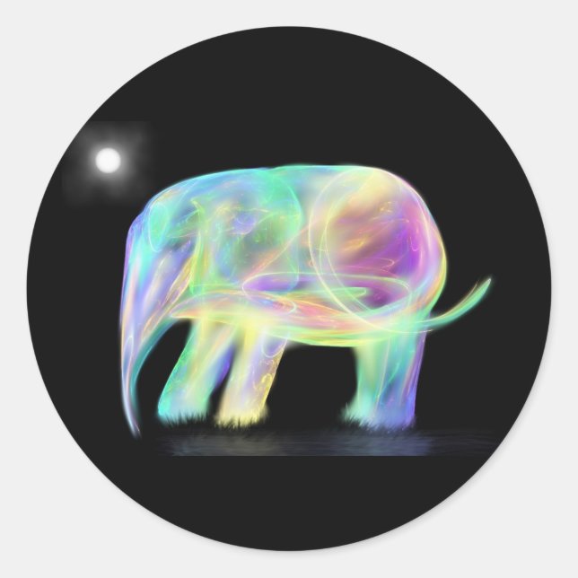 Stickers Neon Elephant (Devant)