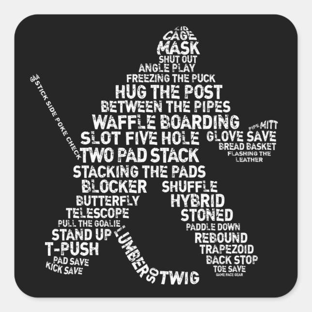 Stickers Netminer de hockey (Devant)