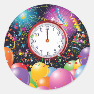 Stickers New Years Party