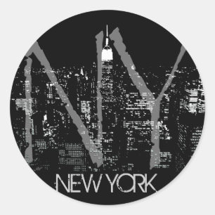 Stickers New York New York Skyline Souvenirs