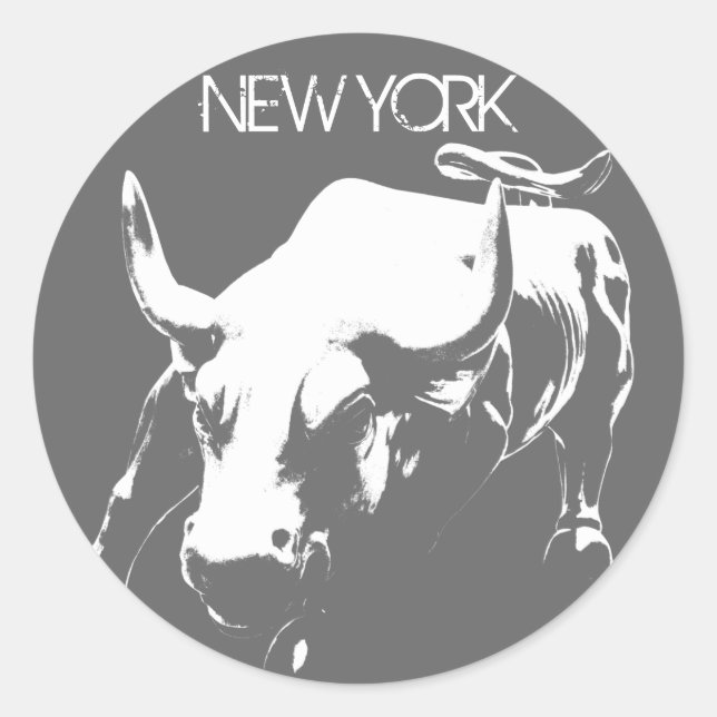 Stickers New York Stickers New York Bull Souvenir (Devant)