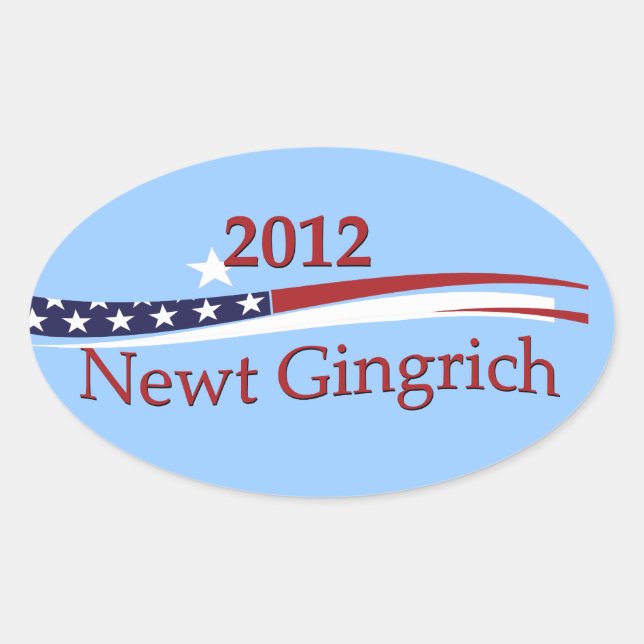 Stickers Newt Gingrich (Devant)