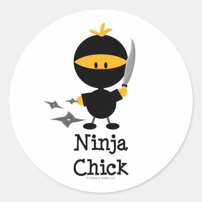 Stickers Ninja Chick (Devant)
