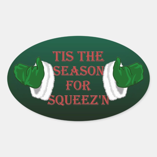 Stickers Noël amusants Père Noël Stickers Vacances (Devant)