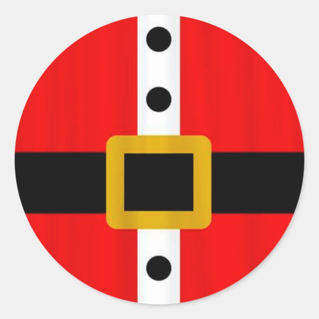 Stickers Noël/Costume Père Noël (Devant)