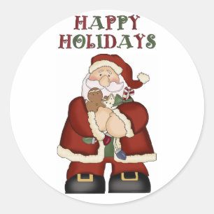 Stickers Noël du Père Noël pour les enfants