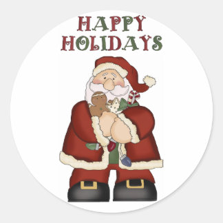 Stickers Noël du Père Noël pour les enfants