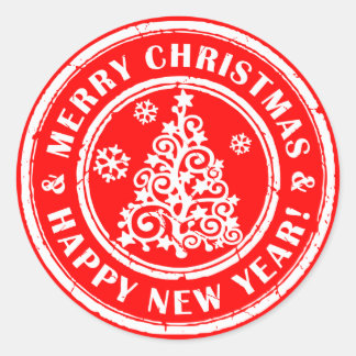 Stickers Noël Enveloppe Festive Phoques