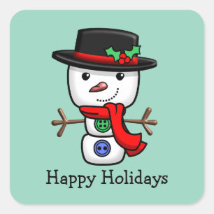 Stickers Noël Jolly Snowman