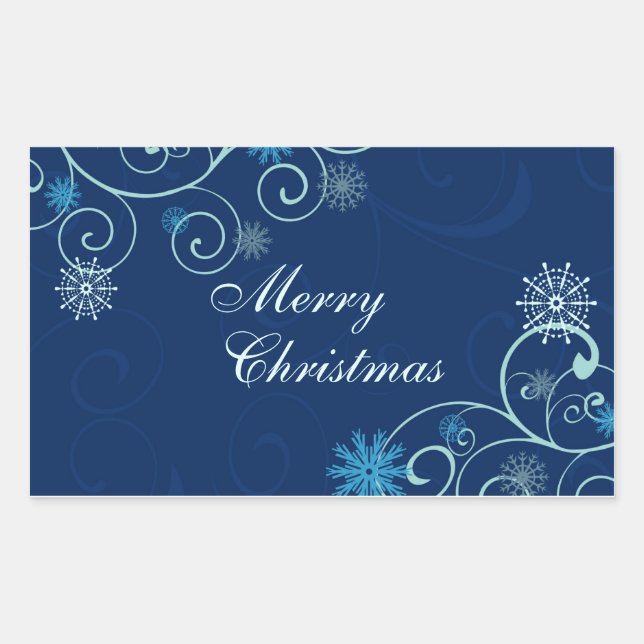 Stickers Noël Snowflake Joyeux Noël (Devant)