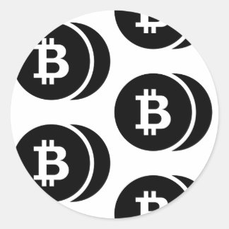 Stickers noir Bitcoin