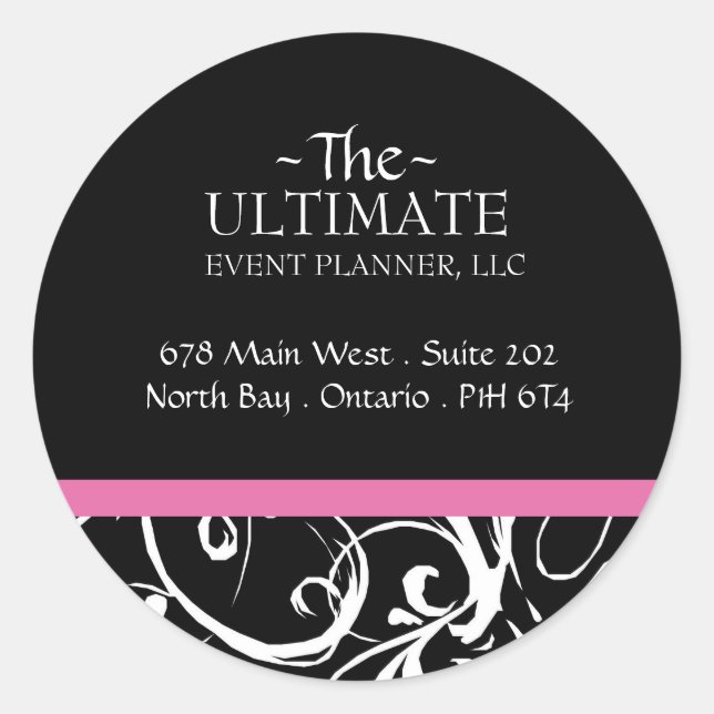 Stickers noir et blanc fantaisie - CO (Devant)