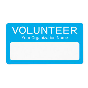 Stickers Nom du bénévole Écrire sur Étiquettes de 