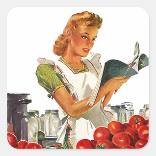 Stickers Notes Canard Jar Carré Cadeaux Cuisine