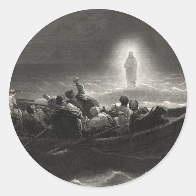 stickers "Nuit sur la mer de Galilée" (Devant)